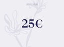 Carte-cadeau 25€