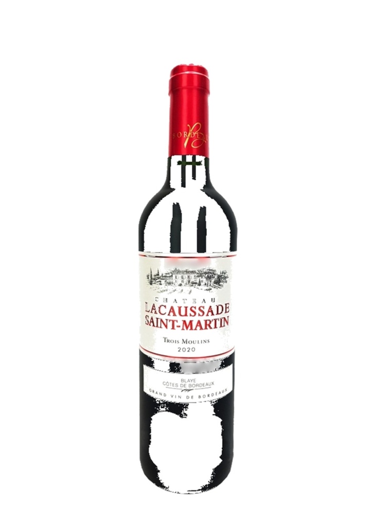 Château Lacaussade St Martin 3 Moulin - 2022- Rouge - 75cl