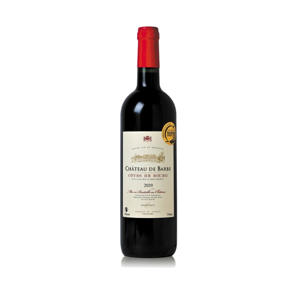 Château de Barbe Côtes de Bourg 2020 - Rouge - 37.5cl