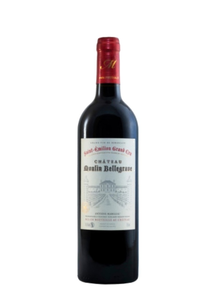 Château Moulin Bellegrave - Saint-Émilion Grand Cru 2022 - Rouge - 75cl