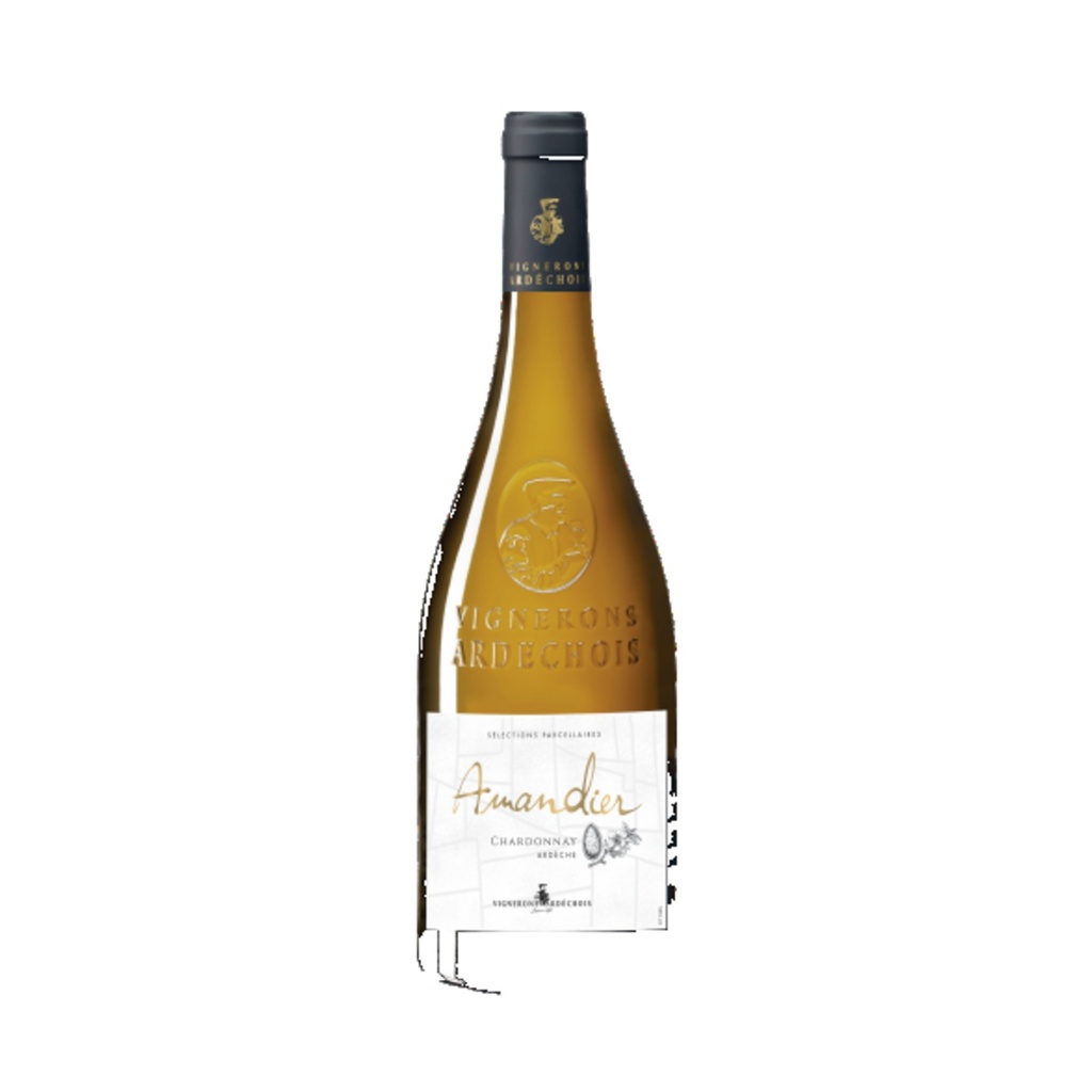 Vignerons Ardéchois Amandier Chardo 2025 - Blanc - 75cl