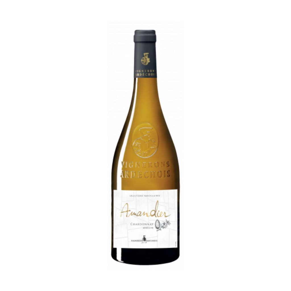 [204039] Vignerons Ardéchois Amandier Chardo 2024 - Blanc - 75cl