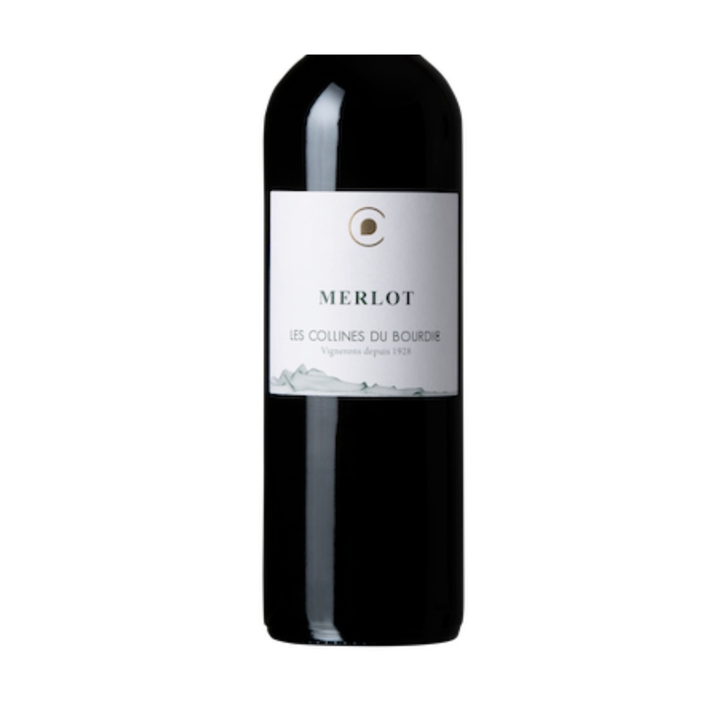 [301004] Collines du Bourdic Merlot Rouge 2024 - Rouge - 75cl