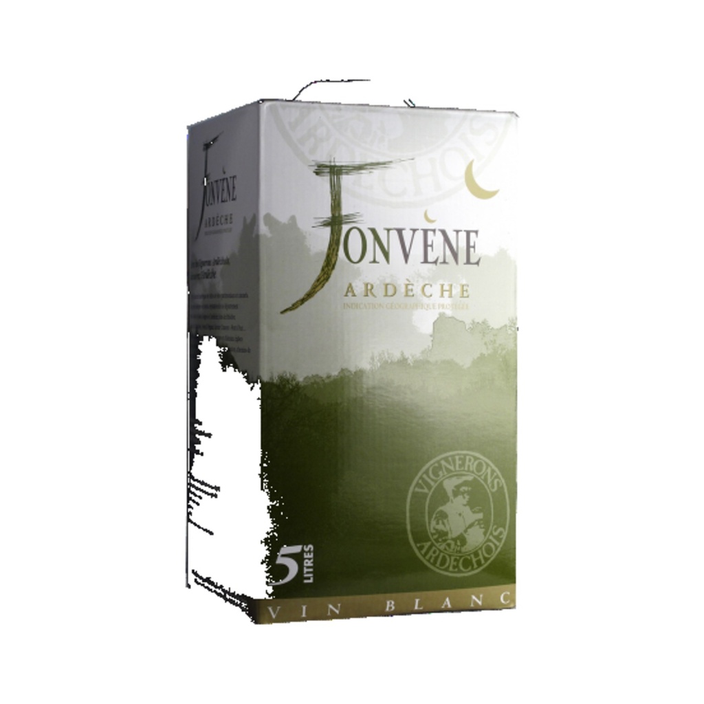 [1004001] Vignerons Ardéchois Bag In Box - Blanc - 1000cl