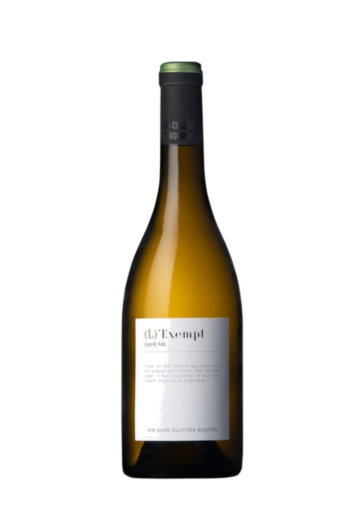 Collines du Bourdic - (L')Exempt 2024 - IGP Pays d'Oc - Blanc - 75cl