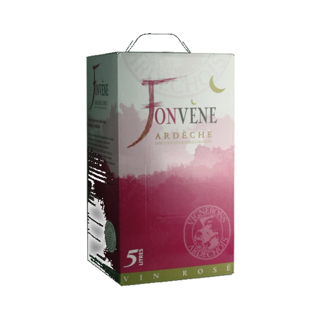 [2201009] Vignerons Ardéchois Bag In Box Rosé Ardêche - Rosé - 500cl