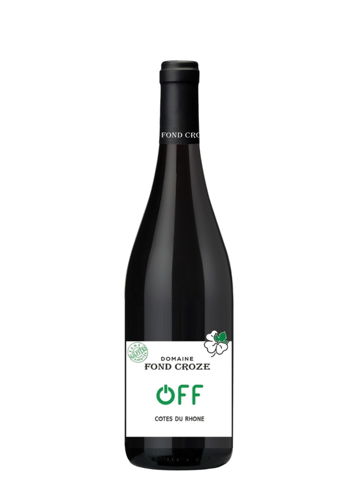 Dom. Fond Croze - OFF 2022 - Sans sulfites ajoutés - Rouge - 75cl