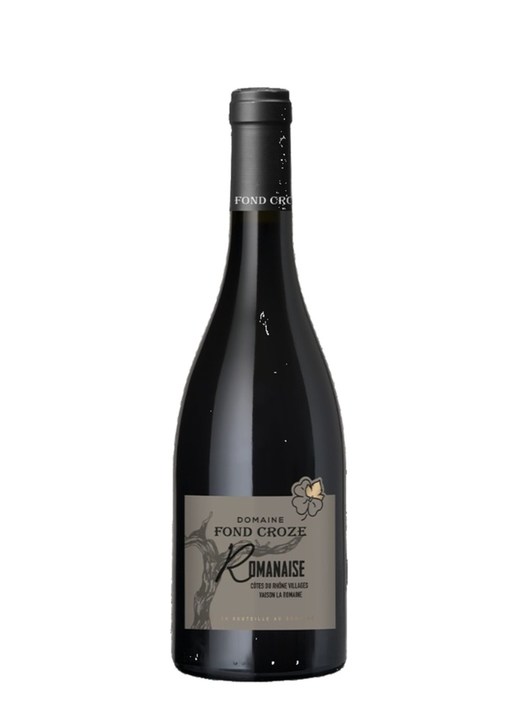 Dom. Fond Croze - Côtes du Rhône Villages - Vaison La Romaine - Romanaise 2024 - Rouge - 75cl