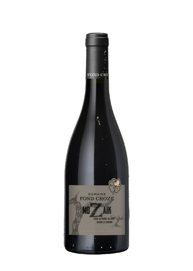 Dom. Fond Croze - Côtes du Rhône Villages - Vaison La Romaine - MoZaïk 2023 - Rouge - 75cl