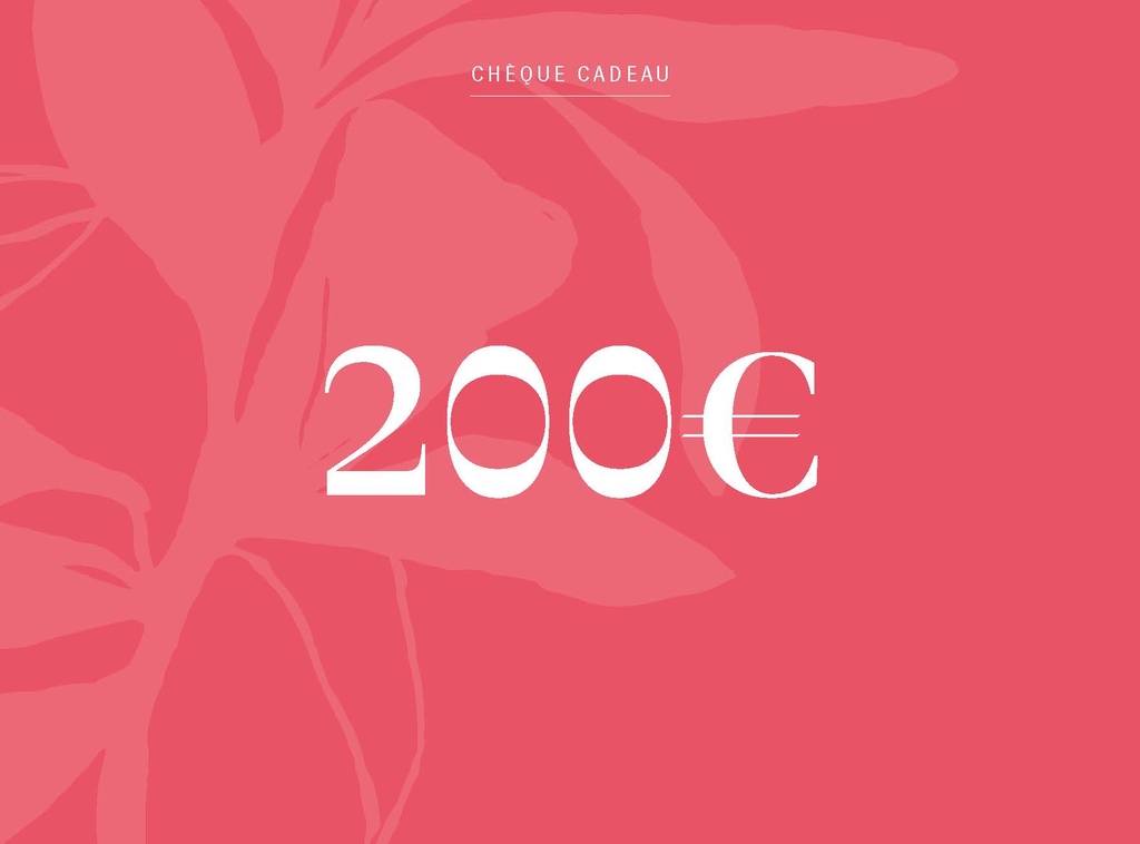 Carte-cadeau 200€